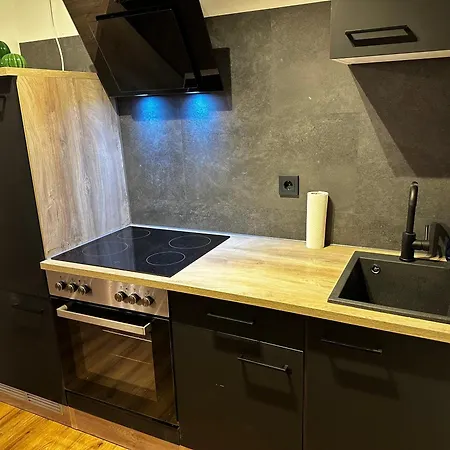 Faecherlofts Black Forest Terrasse 40qm Wlan - Messe Karlsruhe Apartament